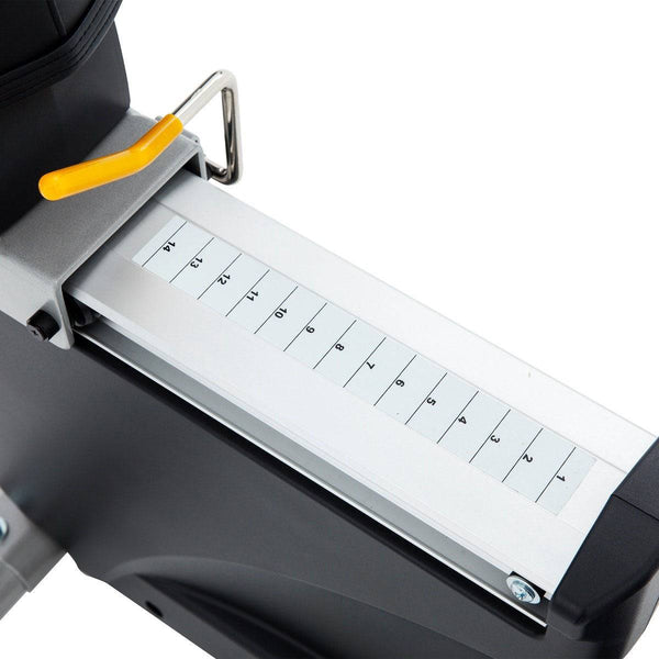 |Spirit XBR25 Recumbent Exercise Bike - Adjustment Scale|