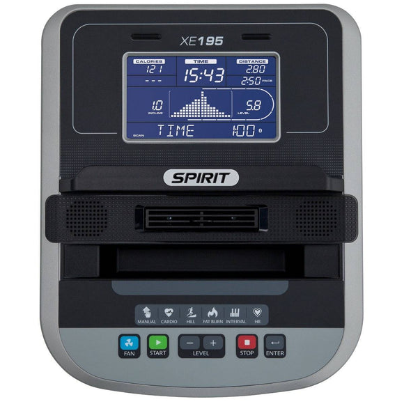 |Spirit XE195 Elliptical Cross Trainer 2022 - Console|