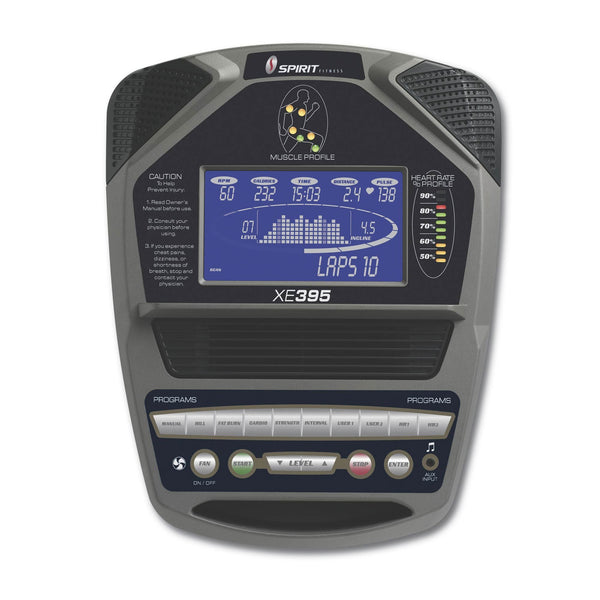 |Spirit XE395 Incline Trainer Console|